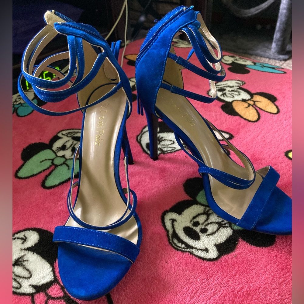 Size 8 Royal Blue High Heels